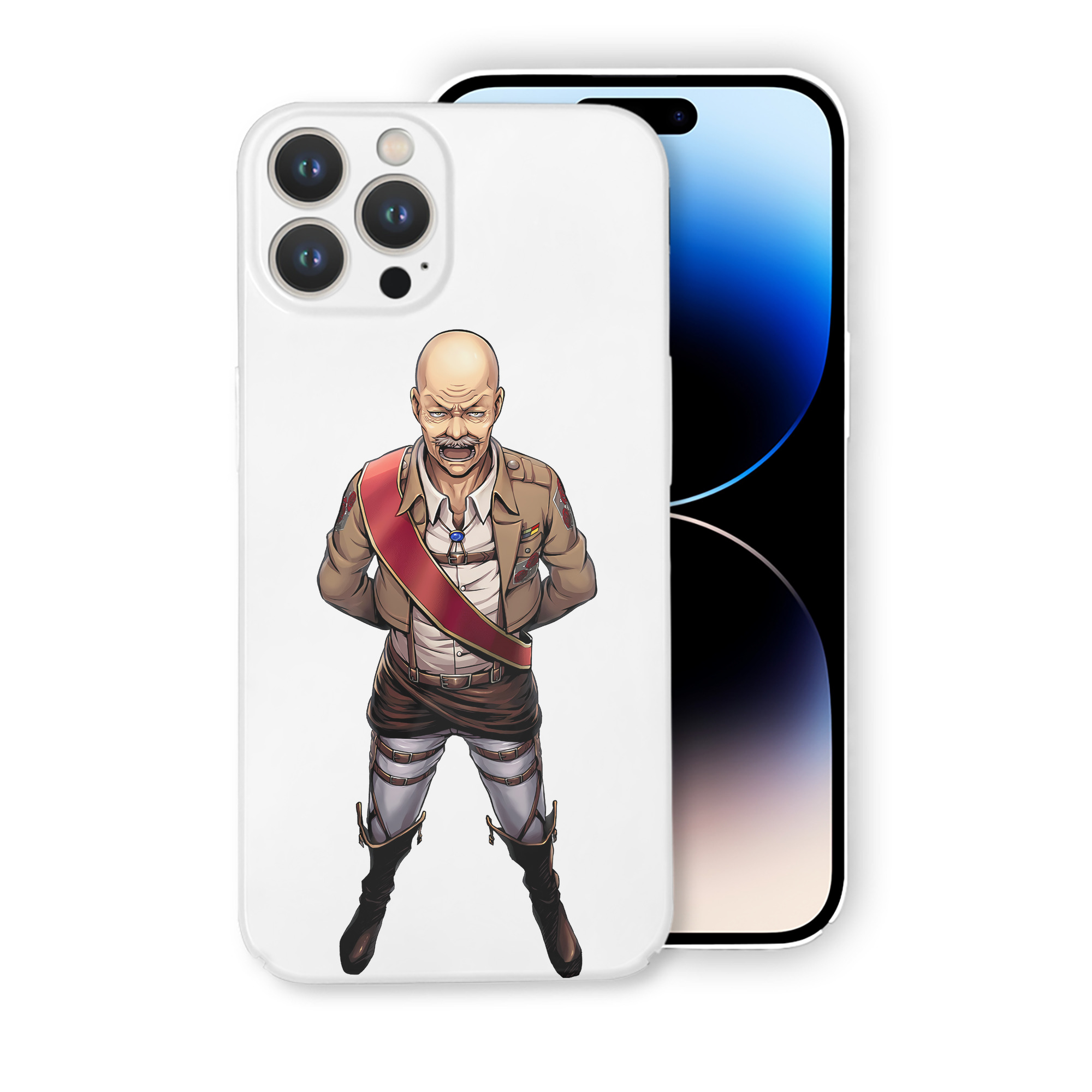 （画像用） 進撃の巨人 ドット·ピクシス Attack on Titan Dot Pixis 【iPhone 14シリーズ対応】ハードケース